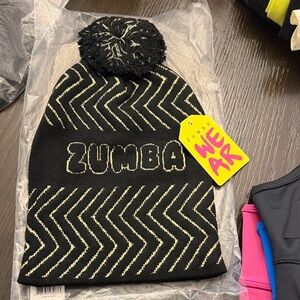 Zumba Fitness Black and gold Beanie